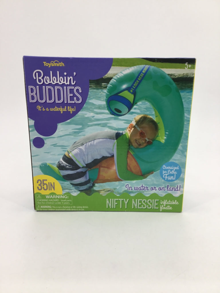 Toy Smith Bobbin Buddies Nifty Nessie Inflatable Floatie