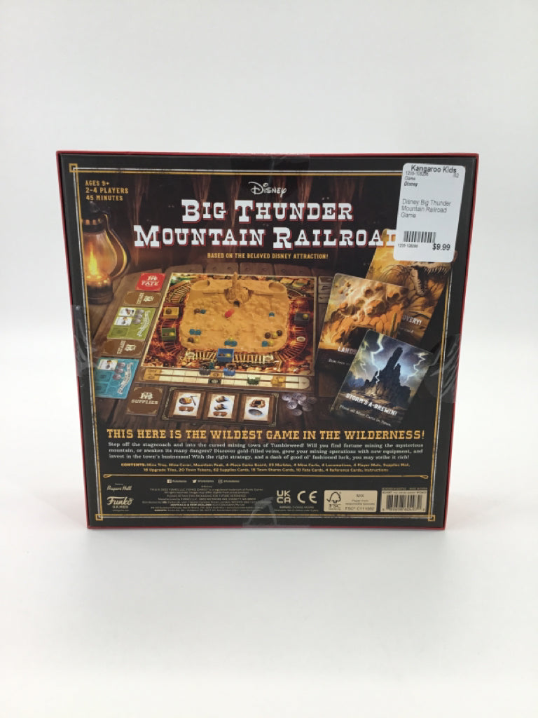 Disney Big Thunder Mountain Railroad Game