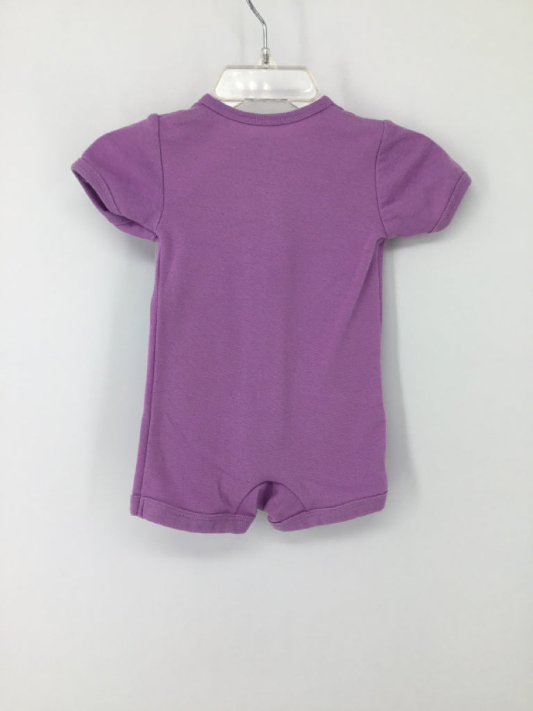 Hanes Child Size 0-6 Months Purple Pajamas - girls