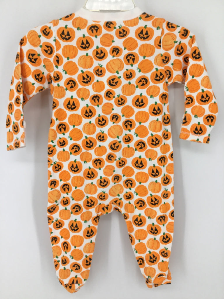Old Navy Child Size 3-6 Months Orange Halloween Sleeper