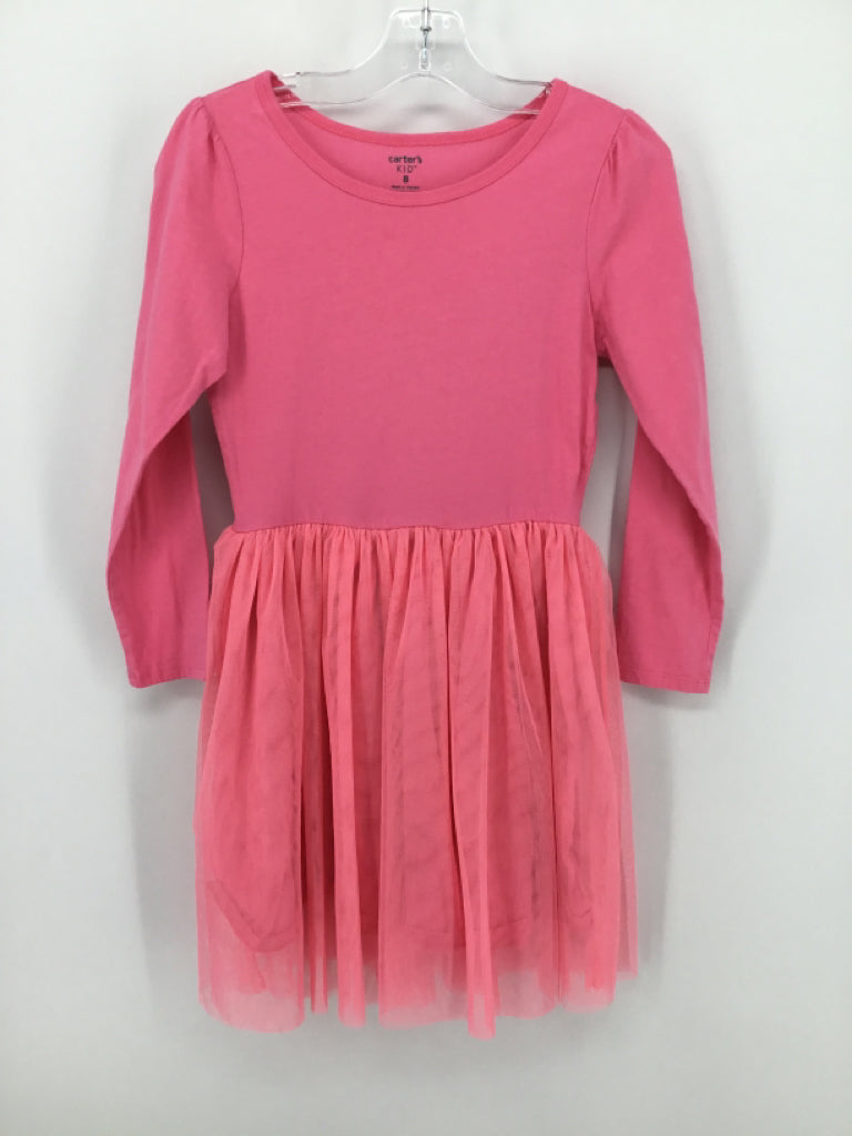 Carter's Child Size 8 Pink Dress - girls