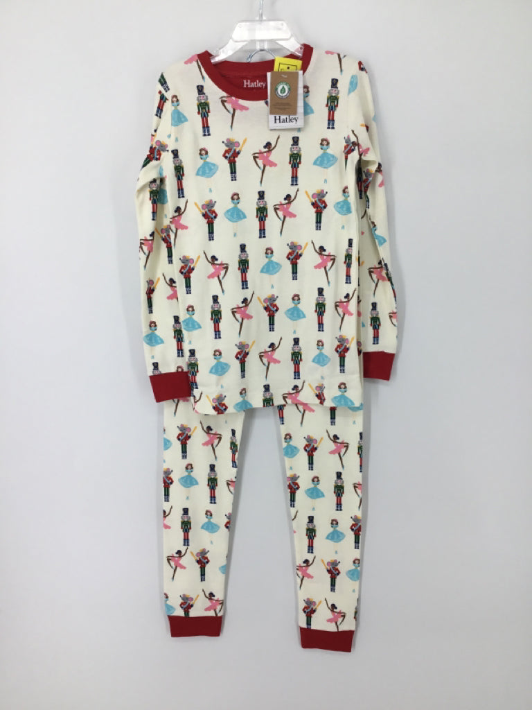 Hatley Child Size 8 Multi-Color Christmas Pajamas