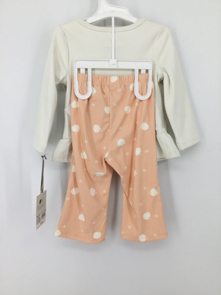 cloud island Child Size 12 Months White Halloween Outfit