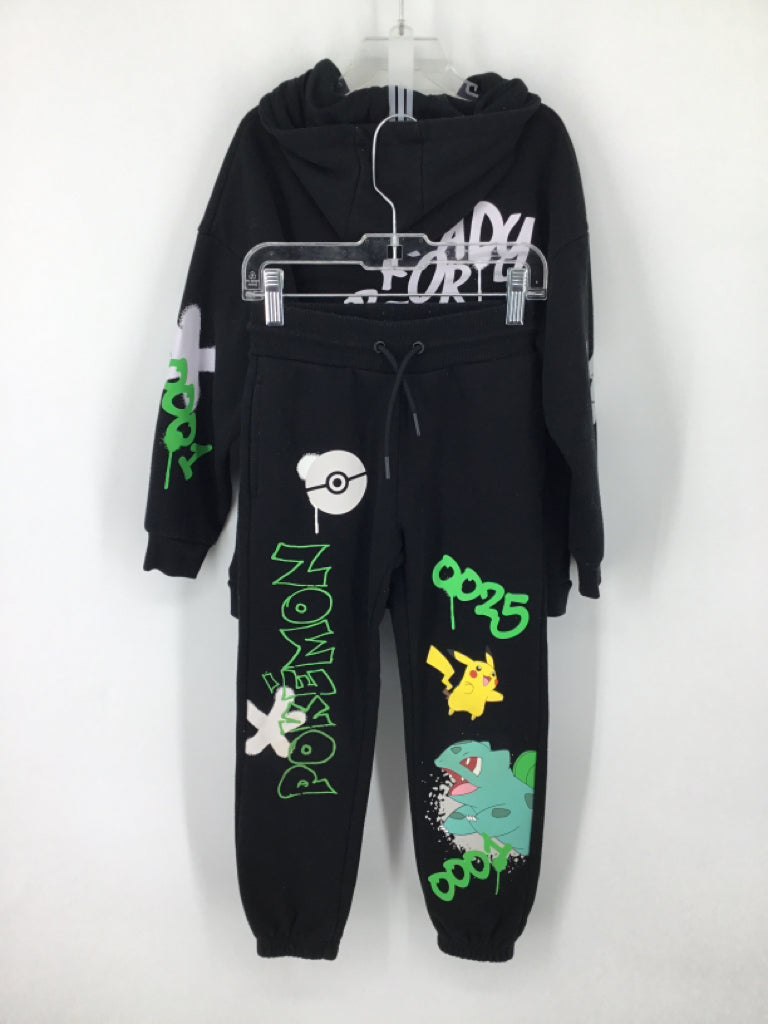 Pokemon Child Size 5 Black Character Outfit - boys