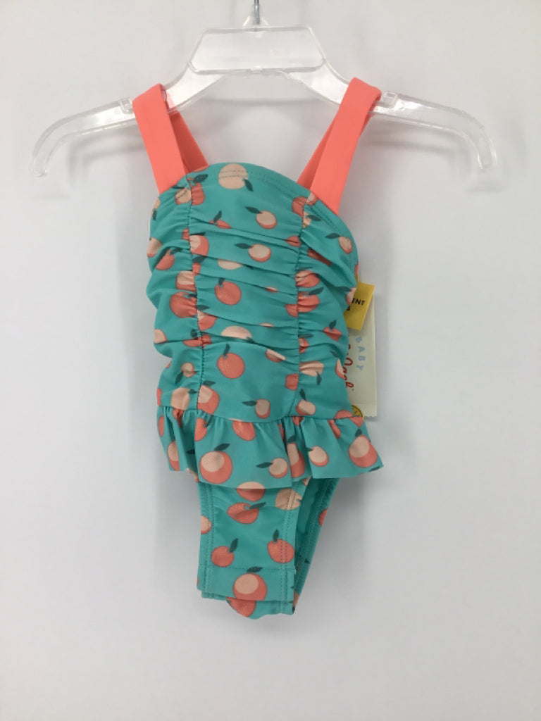 Cat & Dogma Child Size 0-3 Months Blue Swimwear - girls
