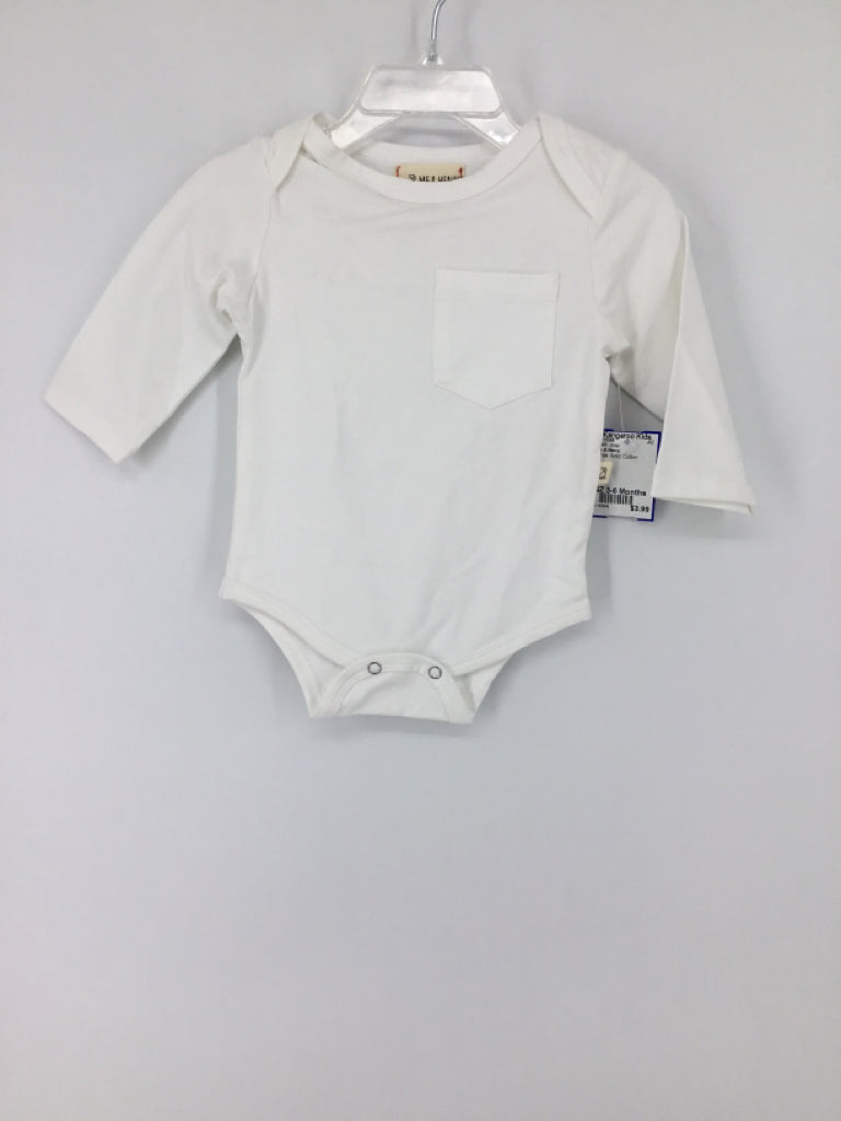 Me & Henry Child Size 3-6 Months White Solid Outfit - boys