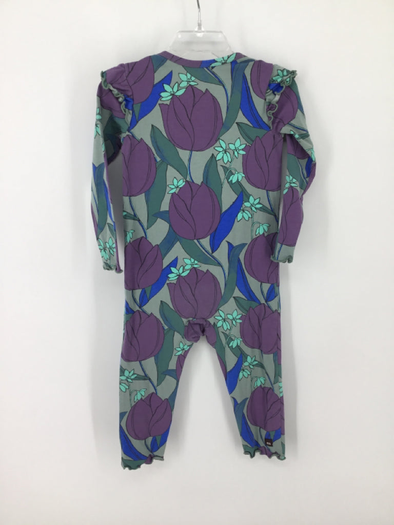 Tea Child Size 18-24 Months Green Outfit - girls