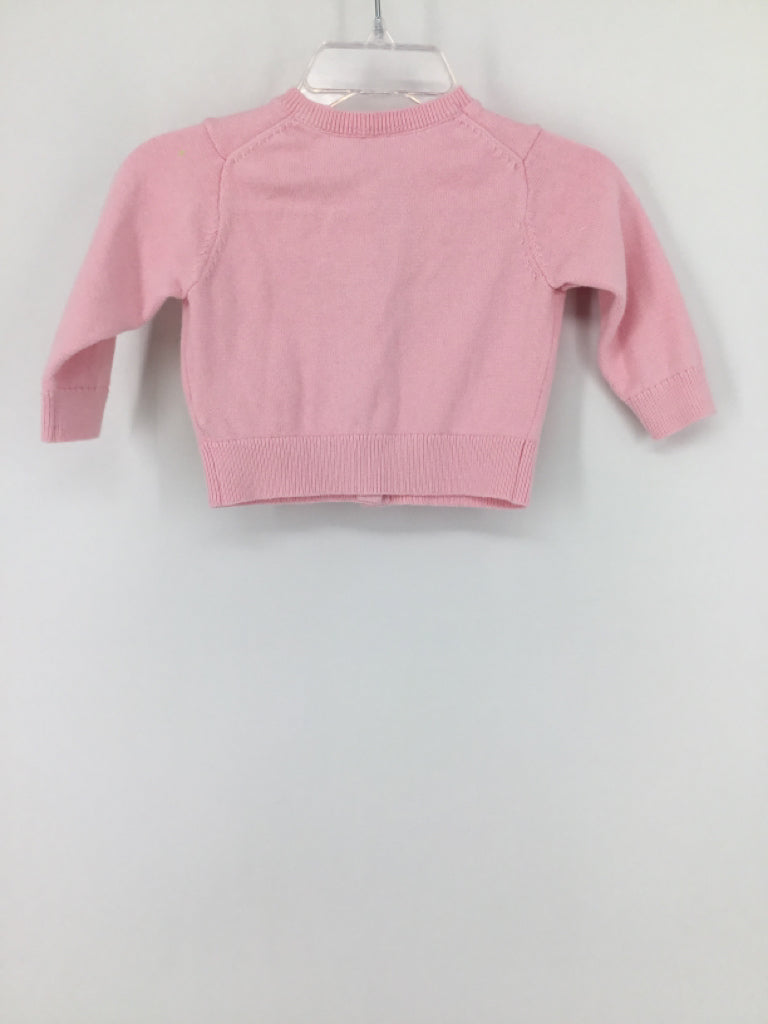 primary Child Size 3-6 Months Pink Sweater - girls