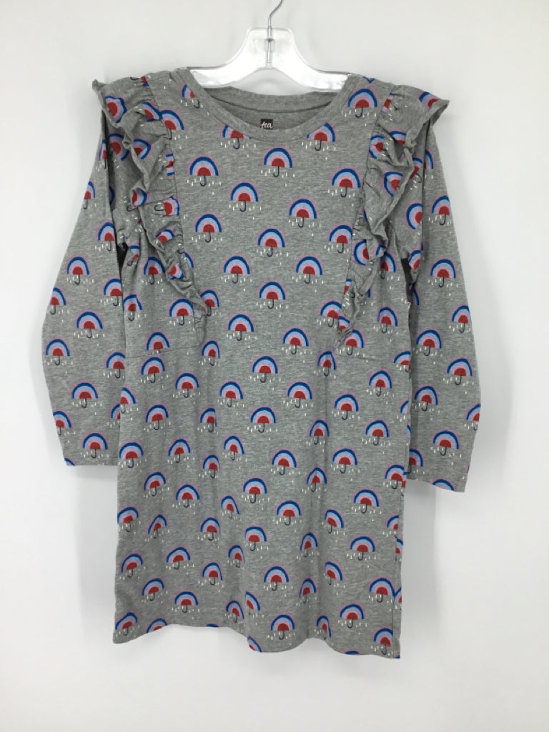 Tea Child Size 8 Gray Dress - girls