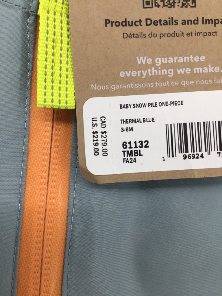 Patagonia Child Size 3-6 Months Blue Solid Outerwear - boys