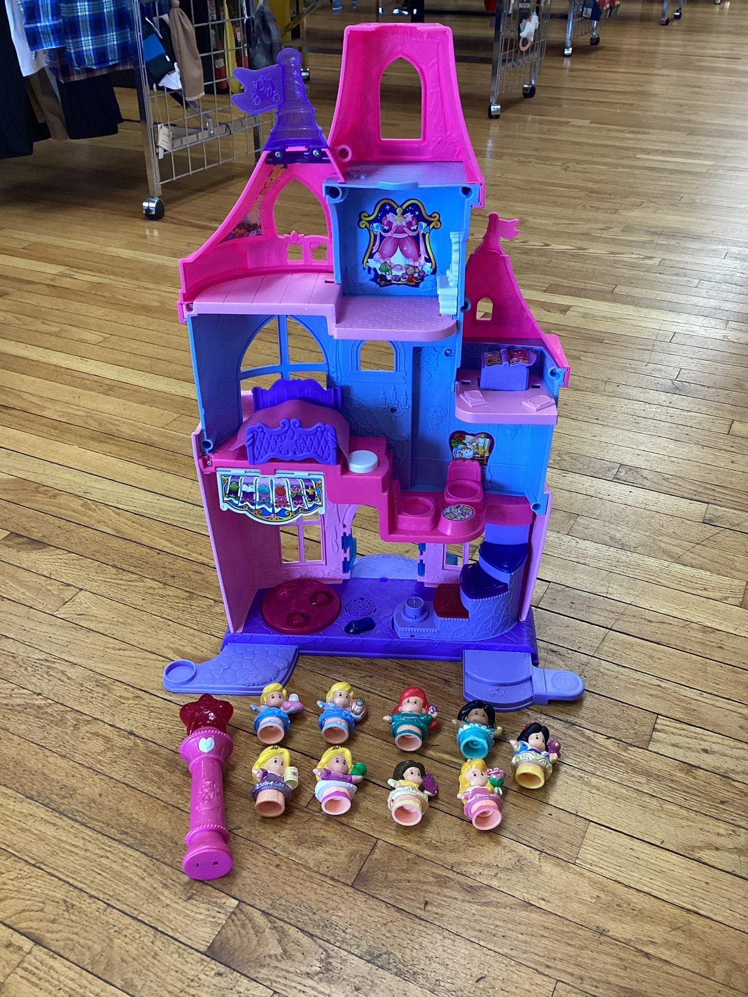 Fisher Price Little Peopel Disney Princess Magical Wand Palace