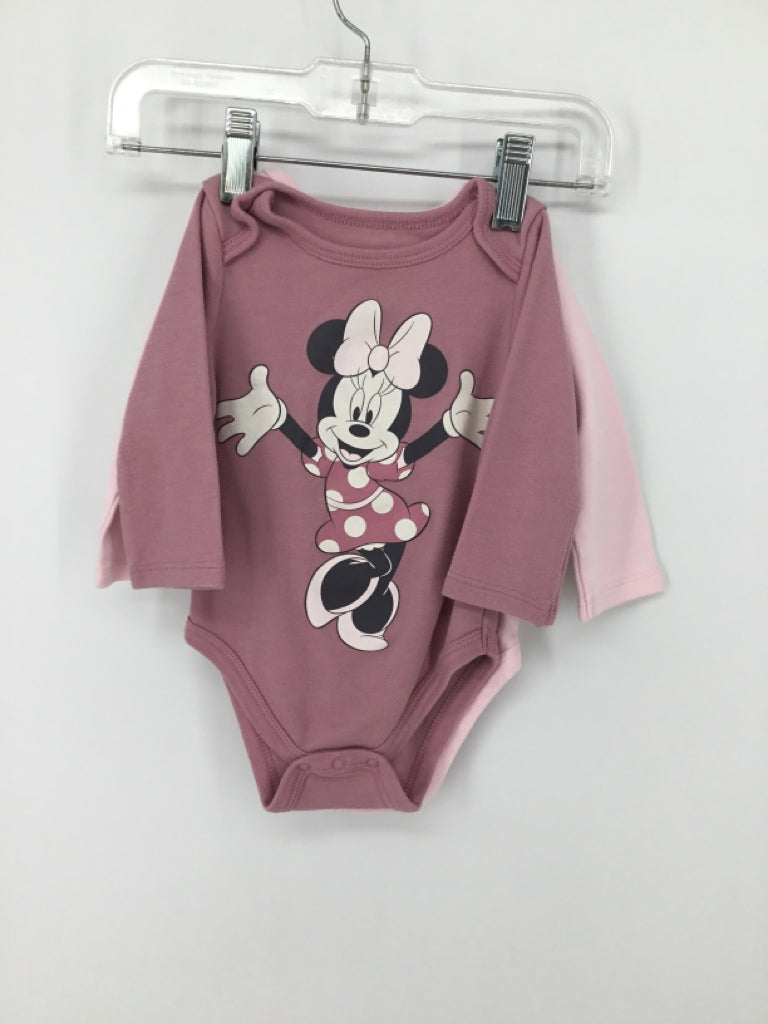 Disney Child Size 9 Months Pink Onesie