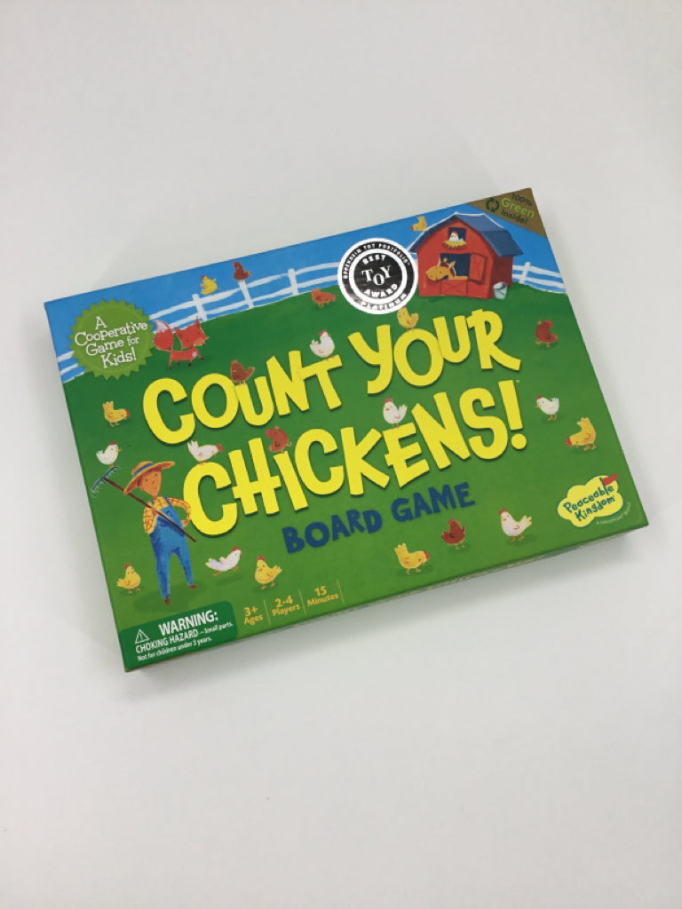 Peaceable Kingdom Count Your Chickens Board Game