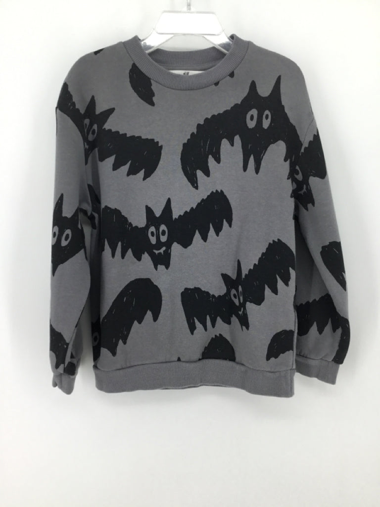 H & M Child Size 5 Gray Halloween Sweatshirt