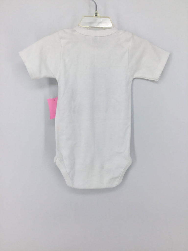 Laughing giraffe Child Size 6-12 Months White Onesie
