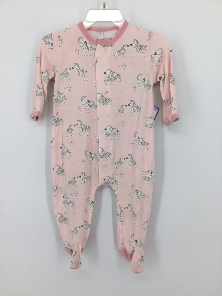 Magnetic Me Child Size 3-6 Months Pink Sleepers