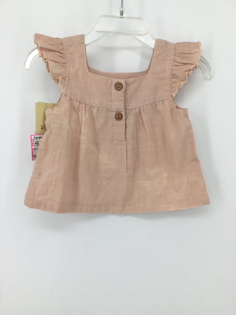 Yo Baby Child Size 9-12 Months Pink Tank top - girls