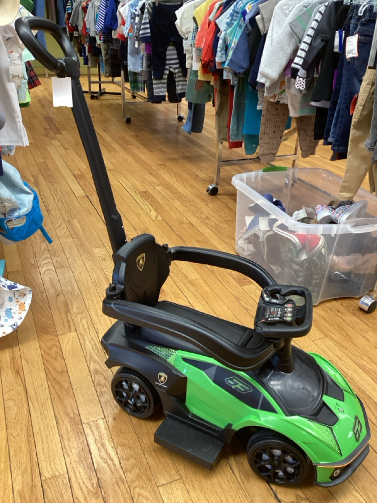 Olakids 3 in 1 Ride on Push Car Lamborghini