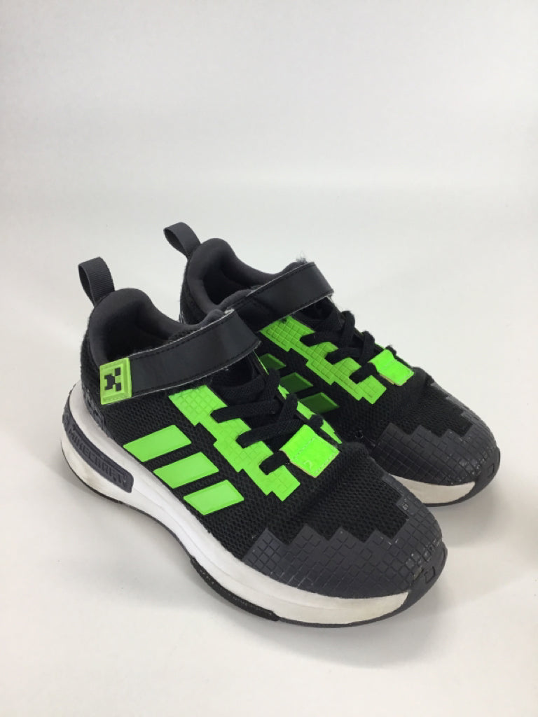 Adidas + Minecraft Child Size 1 Youth Black Sneakers