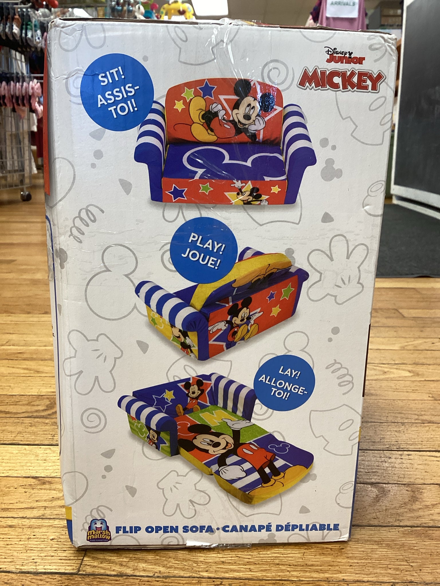 Disney Mickey Mouse 2-in-1 Flip Open Sofa