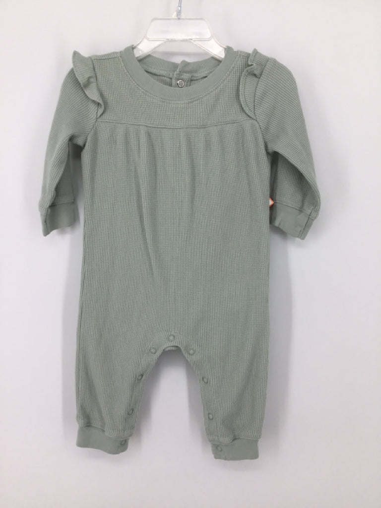 Carter's Child Size 9 Months Green Outfit - girls