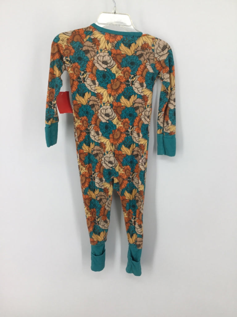 Little One Shop Child Size 6-12 Months Teal Pajamas - girls