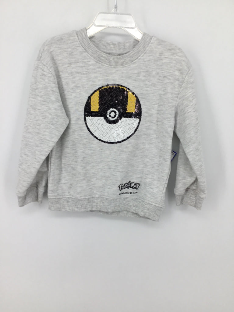H & M Child Size 3 Gray Sequins Sweatshirt - boys