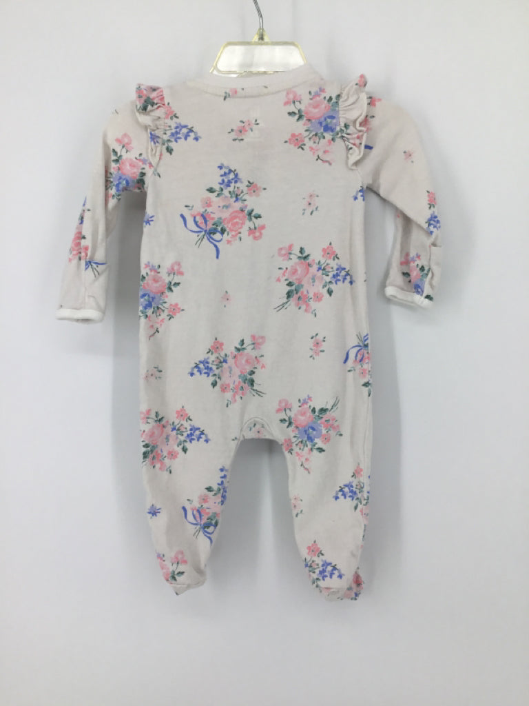 Baby Gap Child Size 0-3 Months White Sleepers