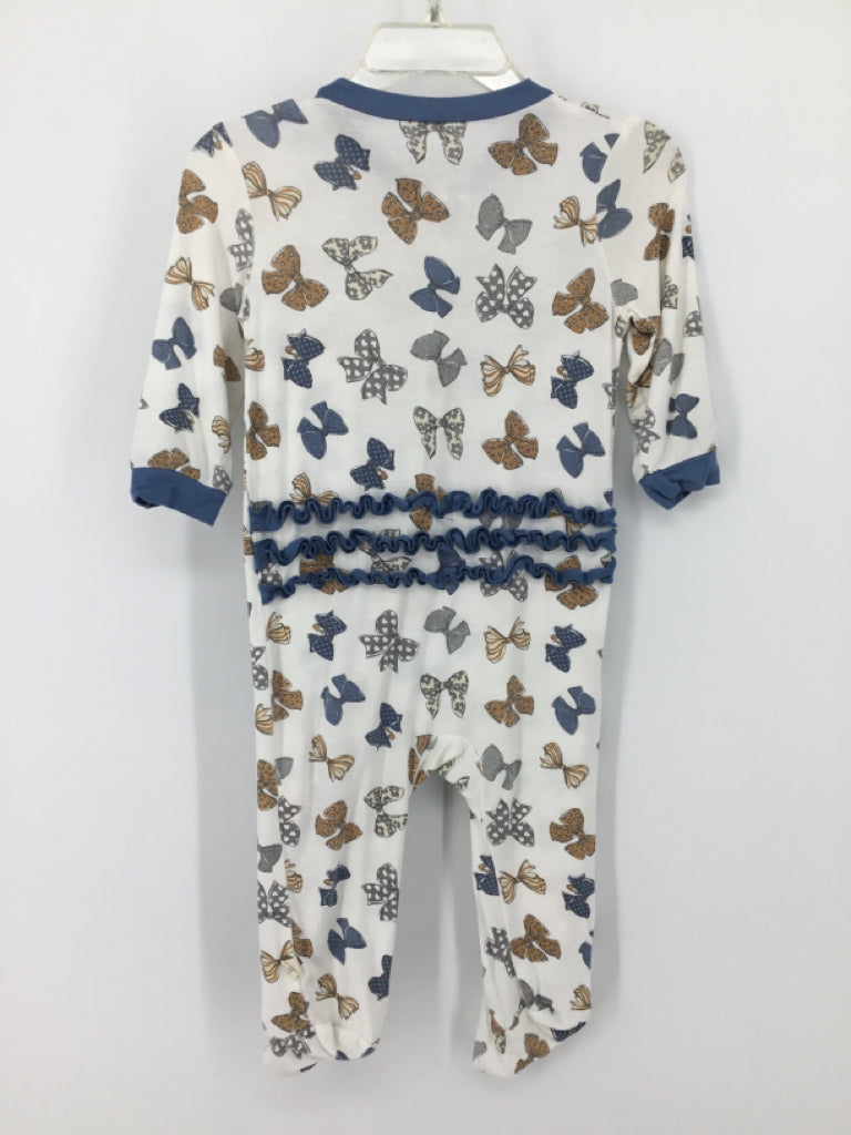 Milkberry Child Size 6-9 Months Blue Sleepers