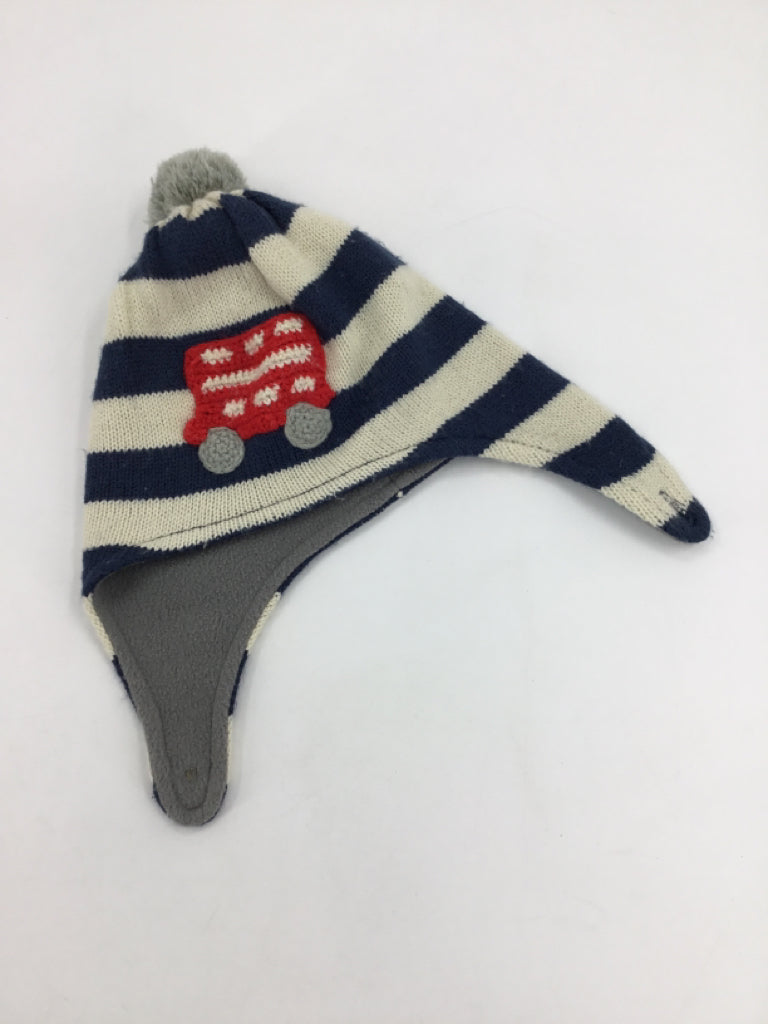 Baby Boden Child Size 12-24 Months Navy Stripe Hats - boys