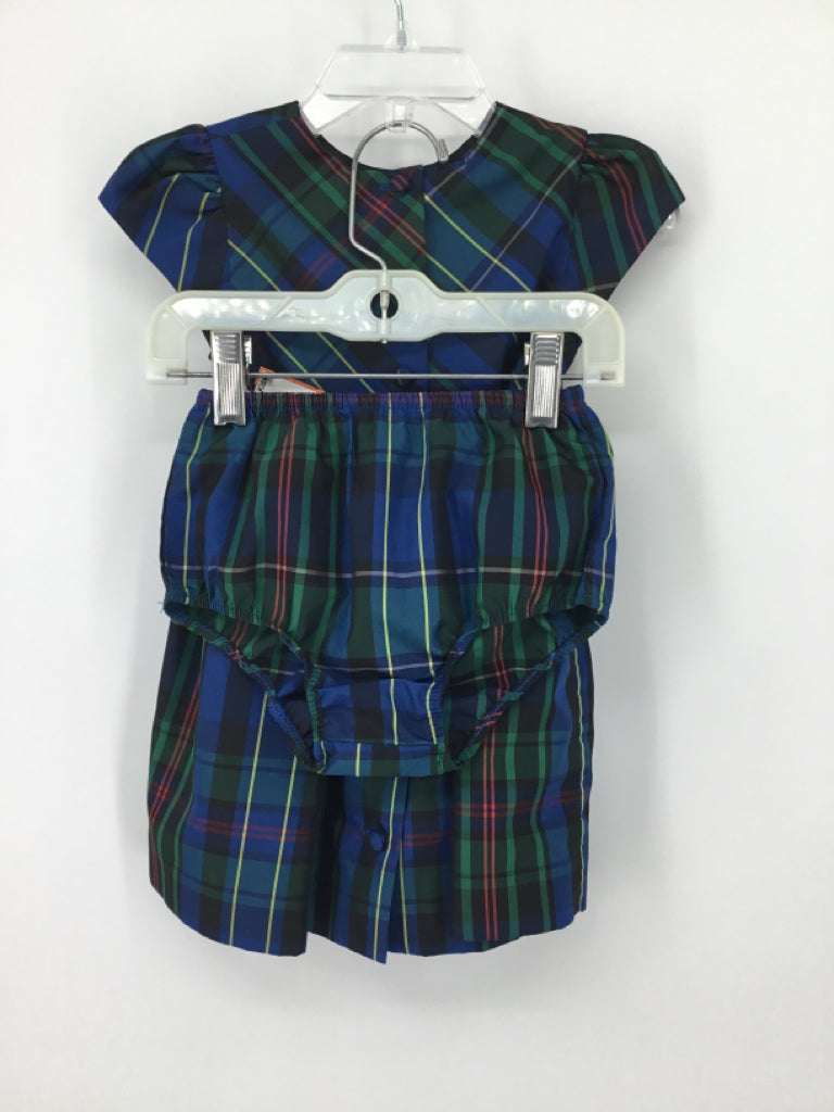 Ralph Lauren Child Size 12 Months Blue Dress - girls