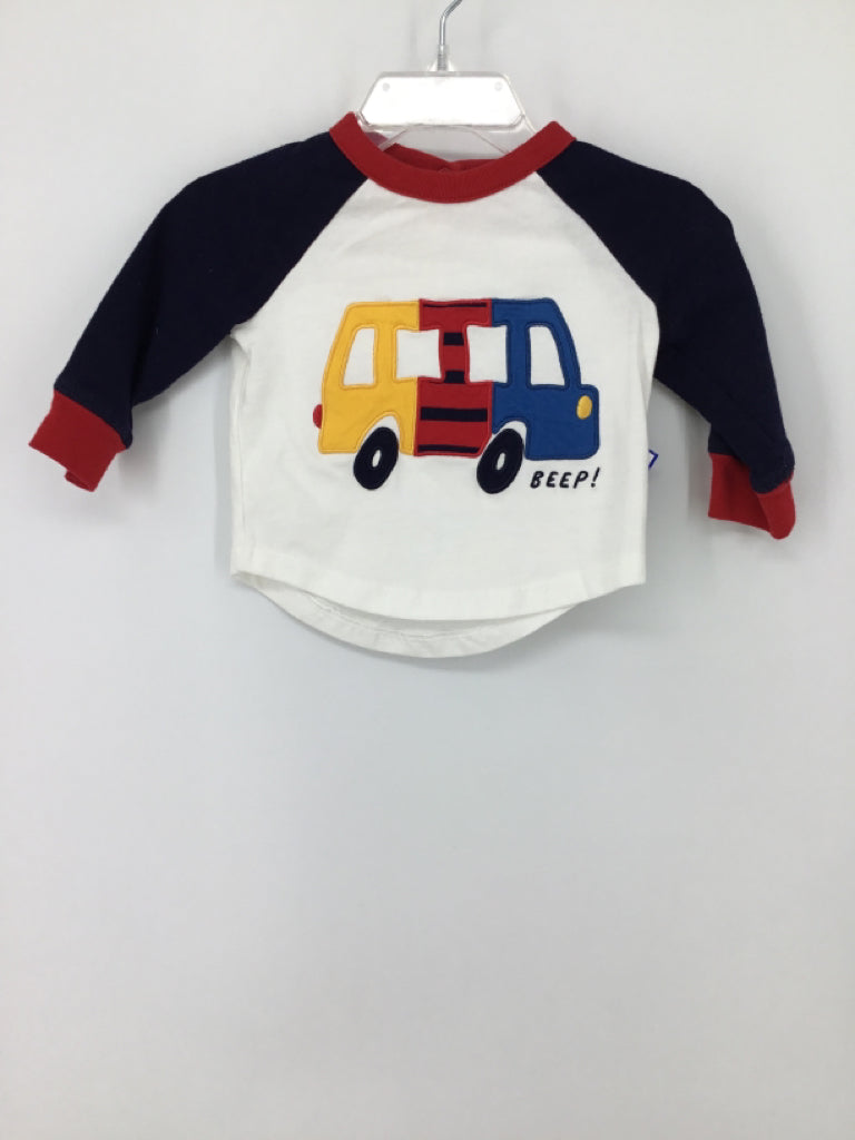 Baby Gap Child Size 3-6 Months Navy Embellished T-shirt - boys
