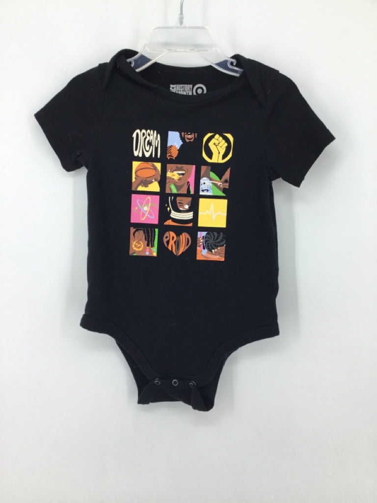 Target Child Size 18 Months Black Onesie