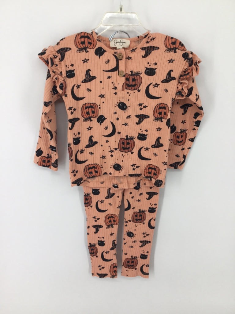 Jessica Simpson Child Size 3 Orange Halloween Outfit