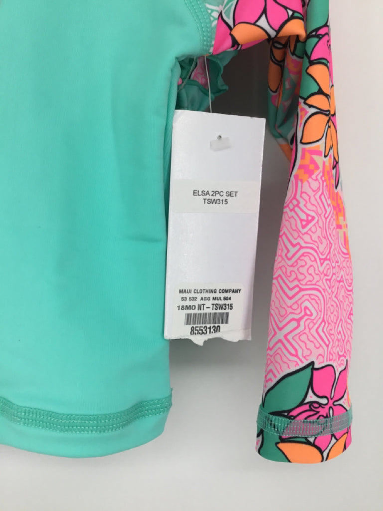 Maui Water Wear Child Size 18 Months Multi-Color Swimwear - girls