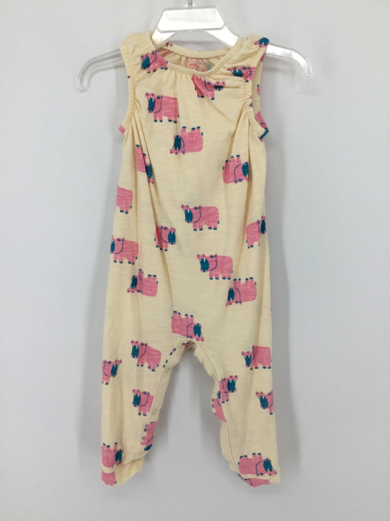 Cat & Jack Child Size 12 Months Cream Outfit - girls