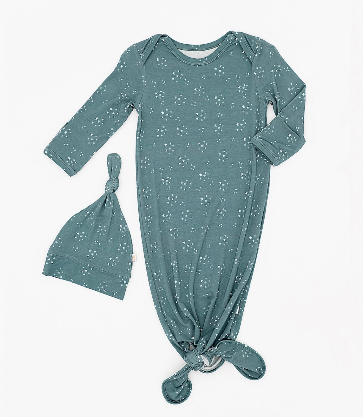 Bird & Bean - Baby Gown & Hat Gift Set (Starlit Sky)