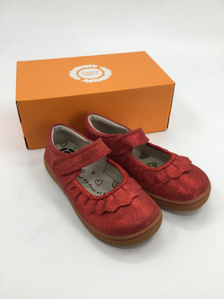 Livie & Luca Child Size 1 Youth Red Dress Shoes