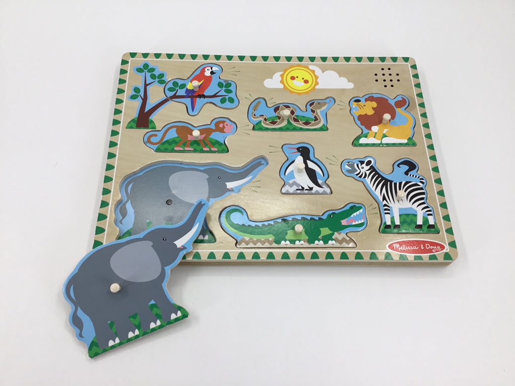 Melissa & Doug Sound Puzzle - Zoo Animals