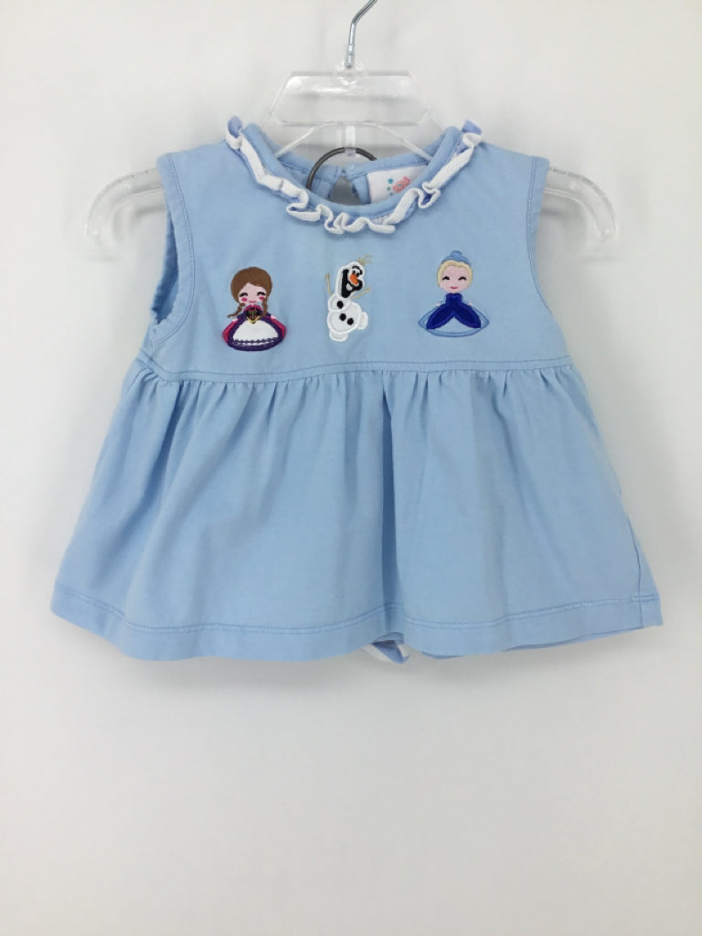 Stitchy Fish Child Size 6 Months Blue Outfit - girls
