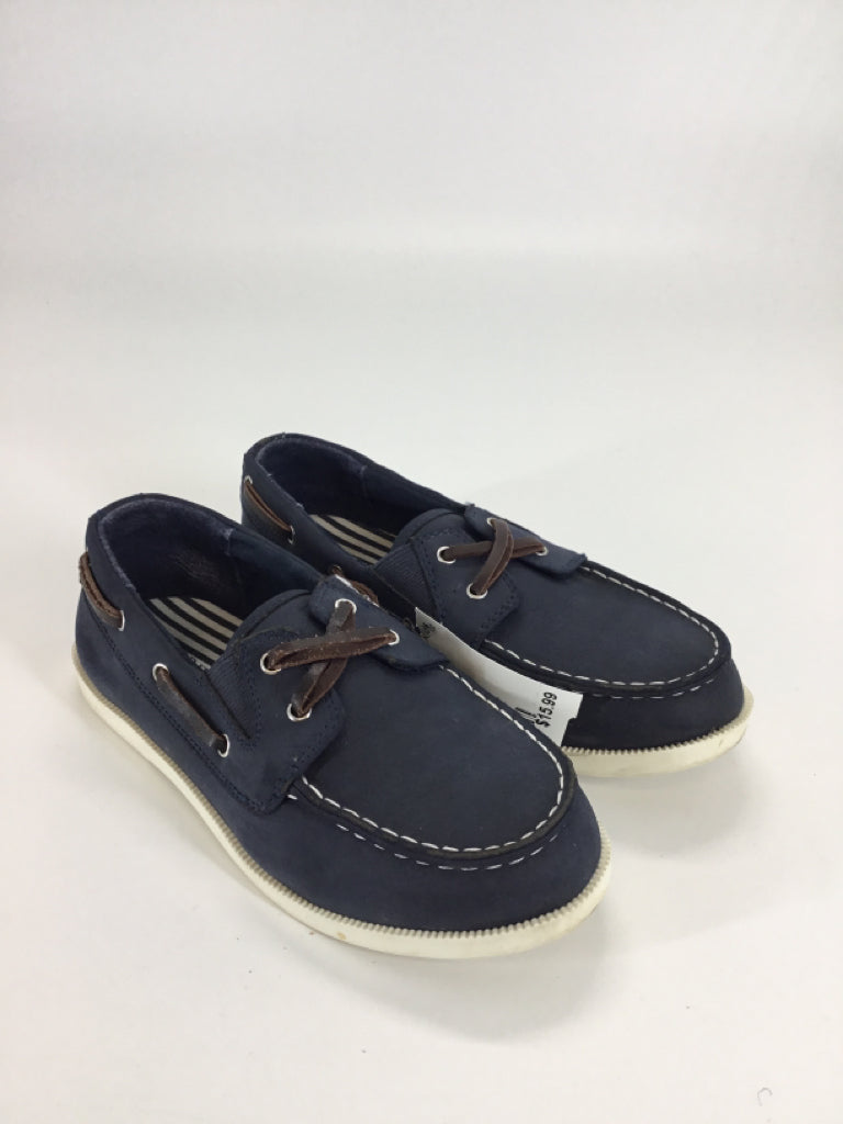 J Crew Child Size 13 Blue Dress Shoes
