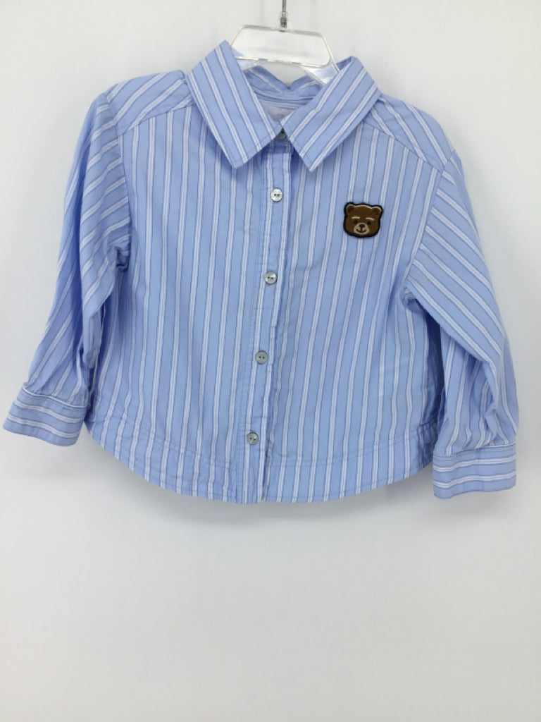 Zara Child Size 3 Blue Shirt - girls