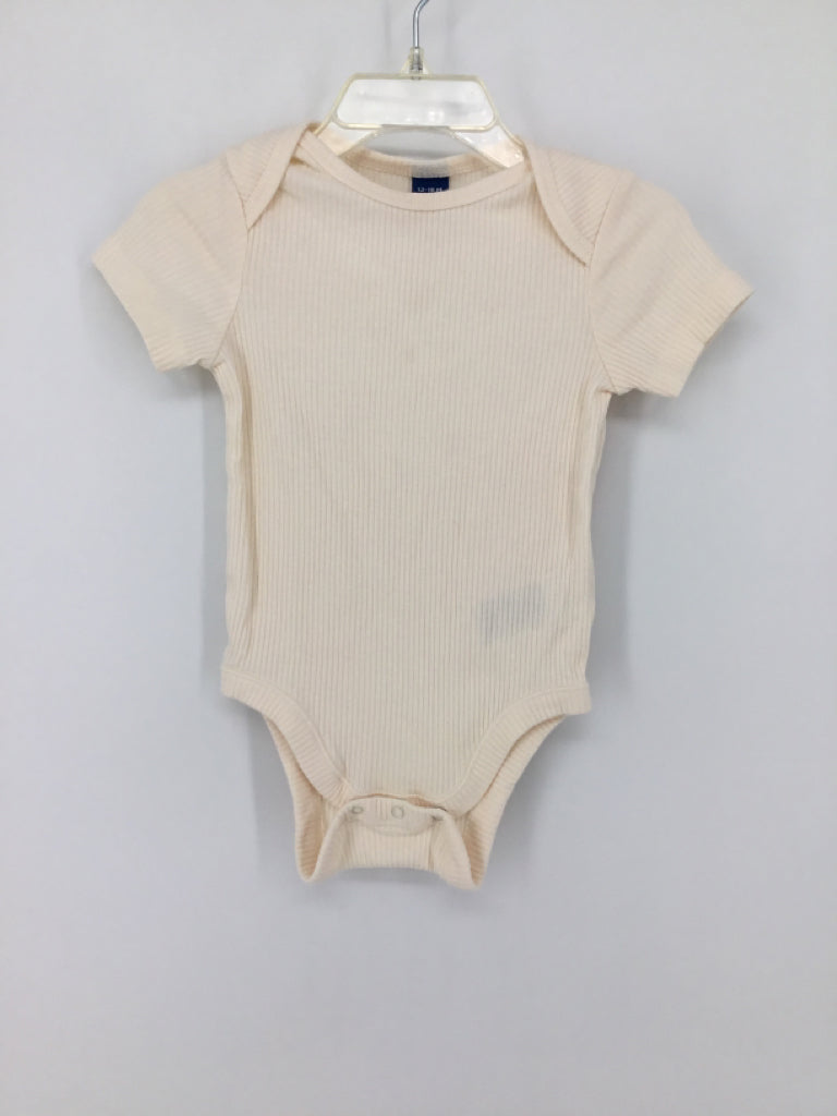 Old Navy Child Size 12-18 Months Cream Onesie