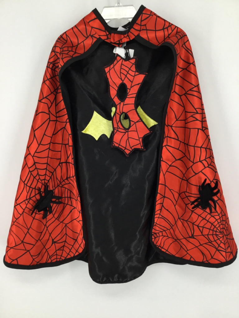 Great Pretenders Child Size 4 Red Halloween Cape & Mask