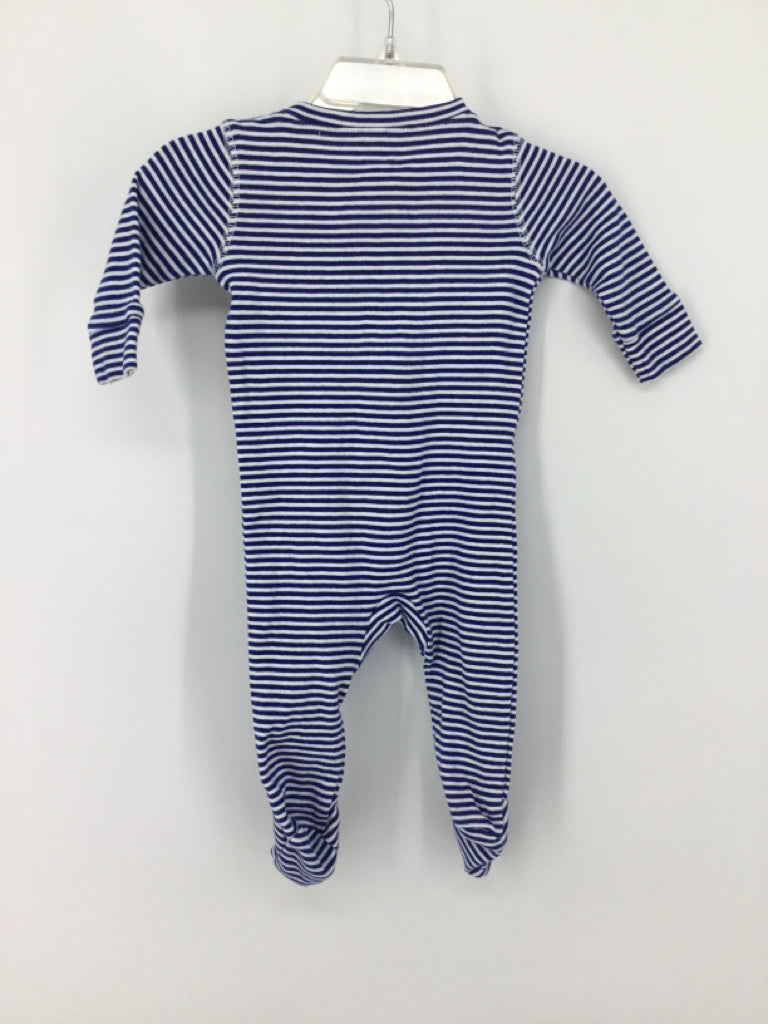 primary Child Size 0-3 Months Navy Sleepers