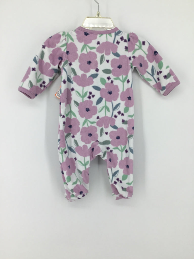 Child of Mine Child Size 0-3 Months Purple Sleepers