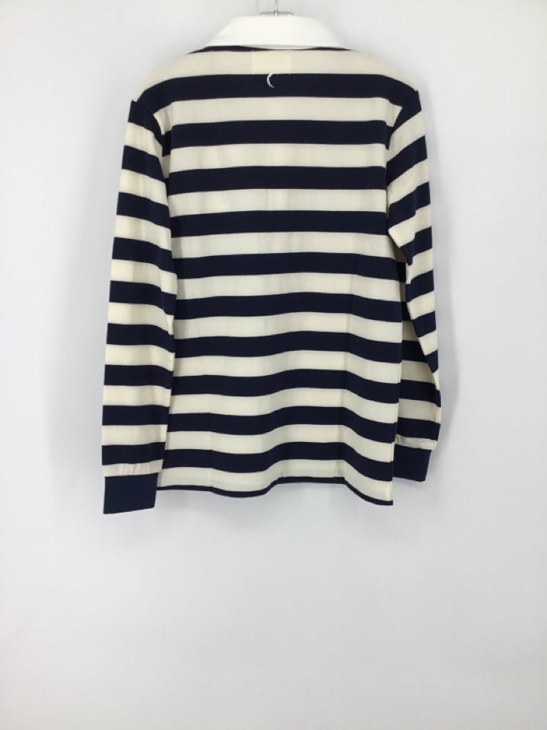 Zyia Active Child Size 12 Navy Stripe Shirt - boys