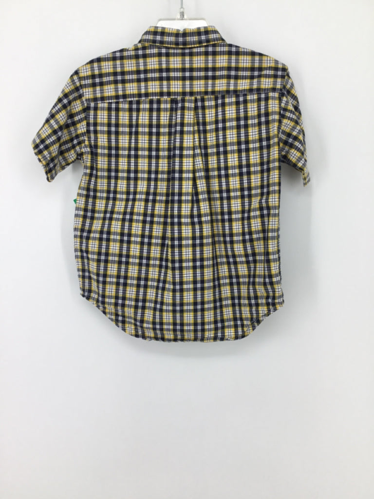 Ralph Lauren Child Size 3 Yellow Plaid Shirt - boys