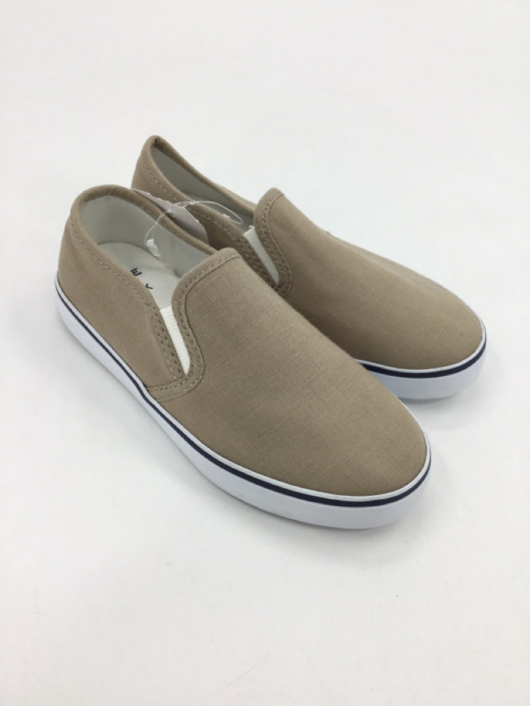 Janie and Jack Child Size 12 Brown Sneakers