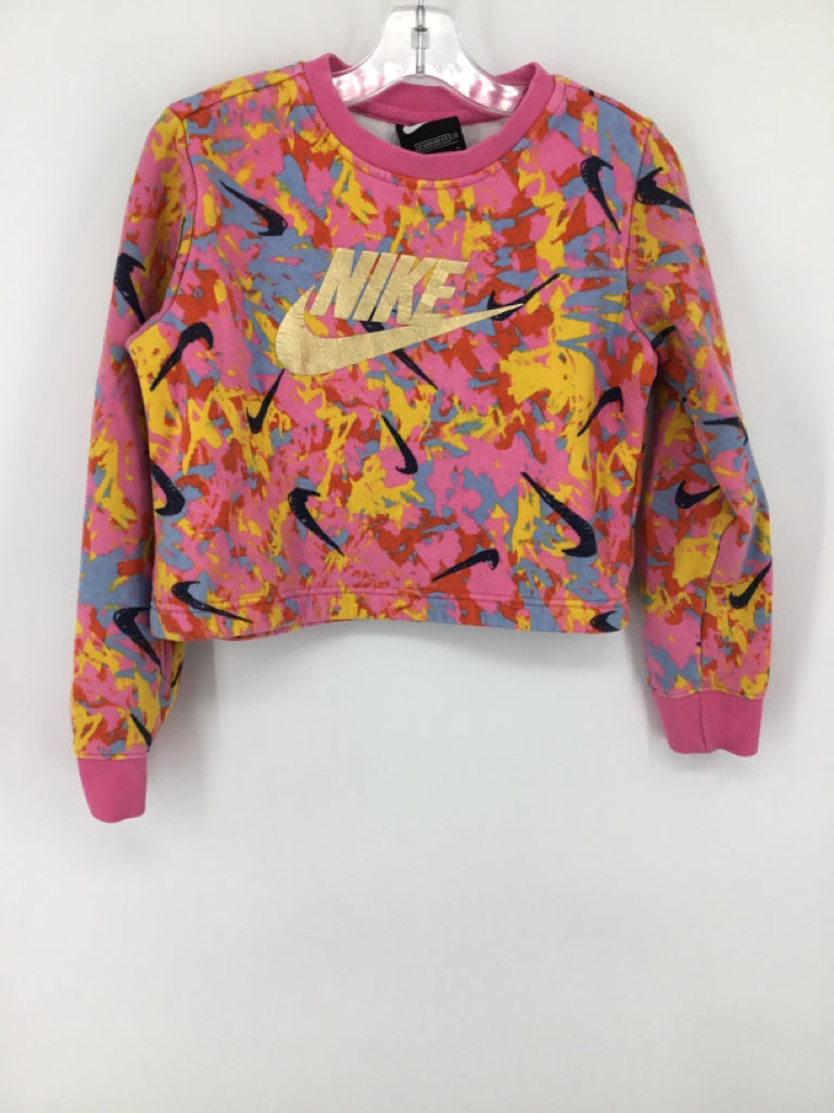 Nike Child Size 10 Pink Sweatshirt - girls